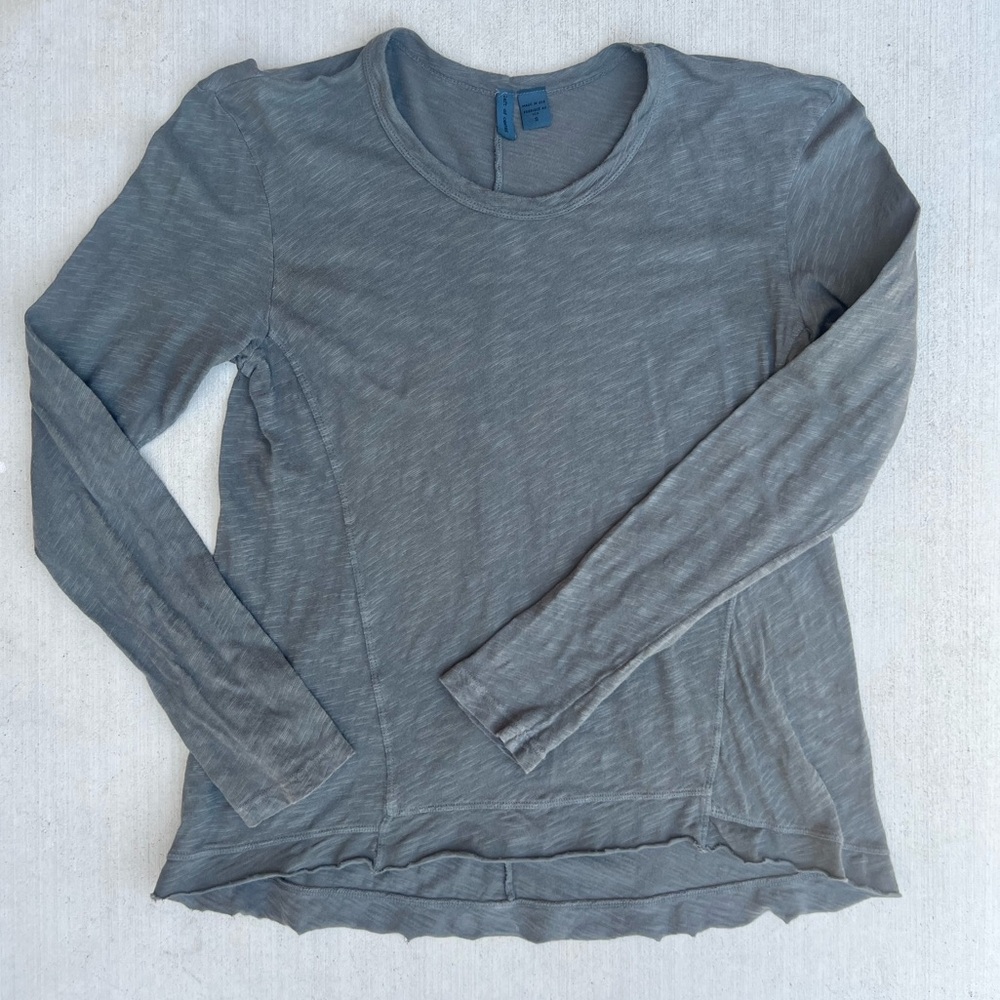 Anthropologie Left of Center Long Sleeve Slub Tunic Size Small